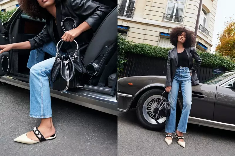 Itinakda ni Jimmy Choo ang spring-summer 2021 campaign sa Paris, France.