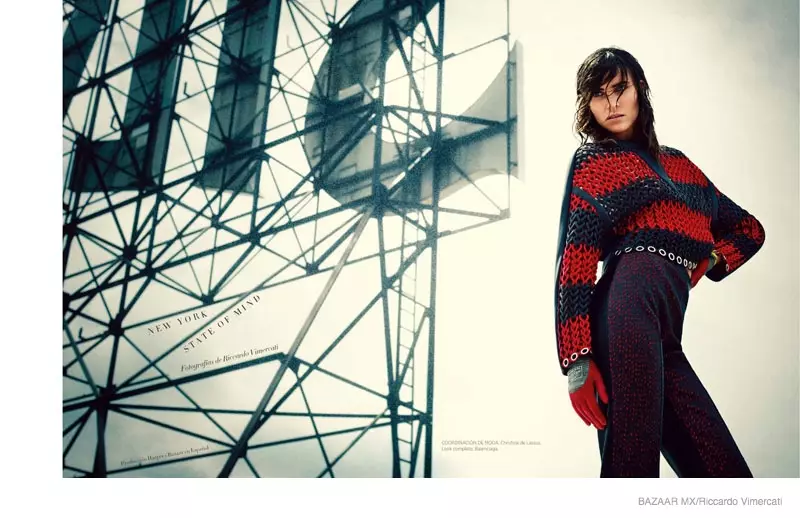 Alison Nix v Cool Prints for Bazaar Mexico od Riccarda Vimercatiho