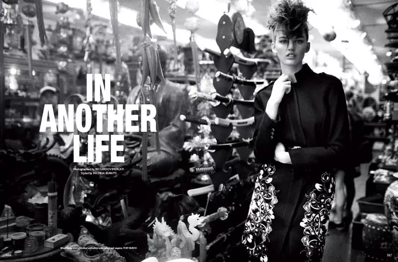 Ali Stephens Enchants In Mojeh Magazine de Riccardo Vimercati