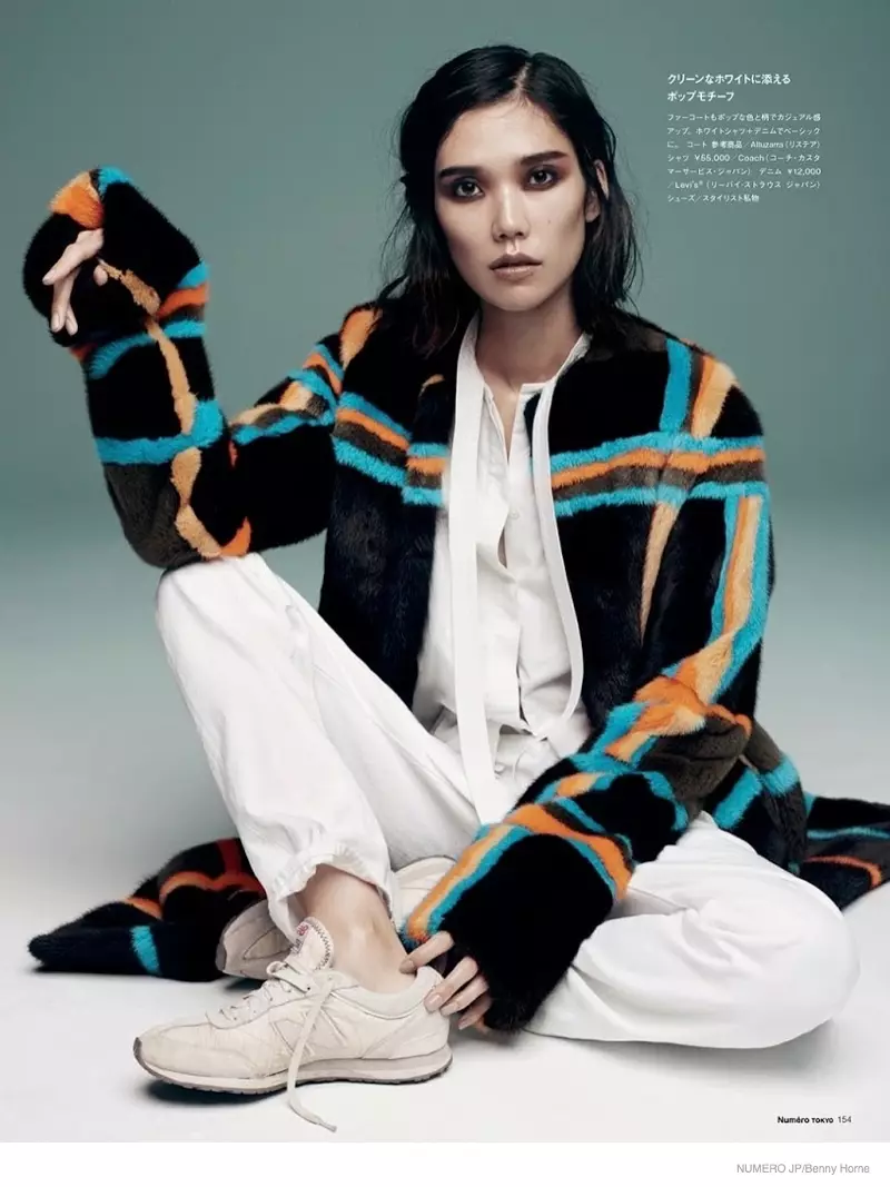 Tao Okamoto යනු Numero Tokyo Cover Story සඳහා පිටත ඇඳුම් ගැන ය