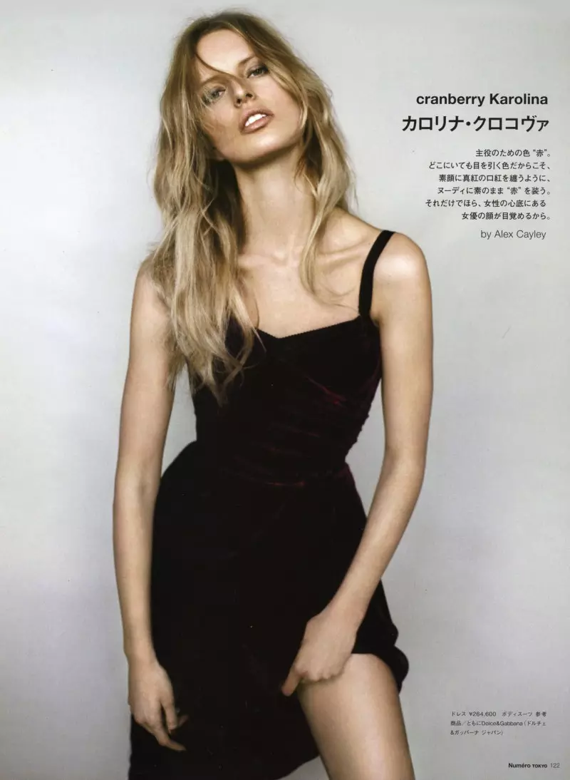 Karolina Kurkova for Numéro Tokyo 2010 年 12 月 by Alex Cayley