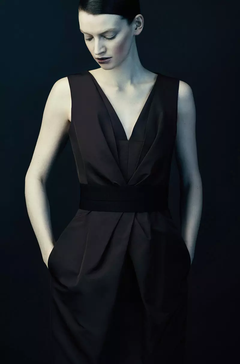 क्रिस निकोलले Lida Baday को पतन 2012 अभियान को लागी Austre Glamour लेन्स