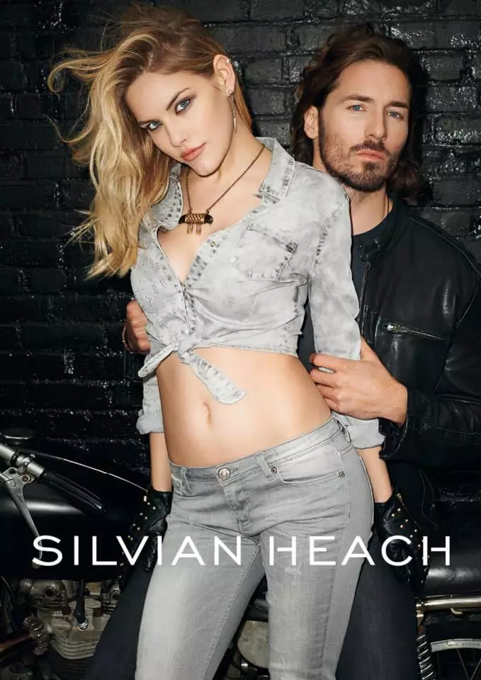 Ashley Smith Smolders dans Silvian Heach Automne 2013 Publicités de Terry Richardson