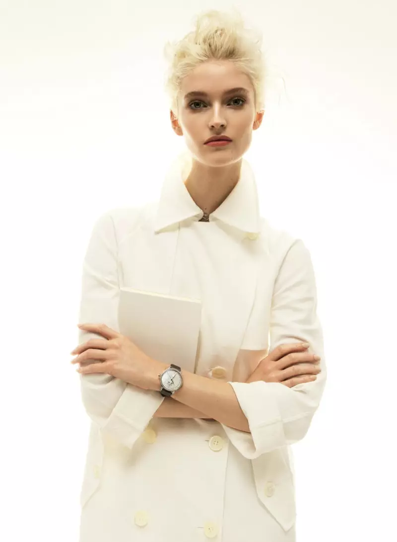 Helena Greyhorse Models Timepieces for Interview Russia by Nikolay Biryukov