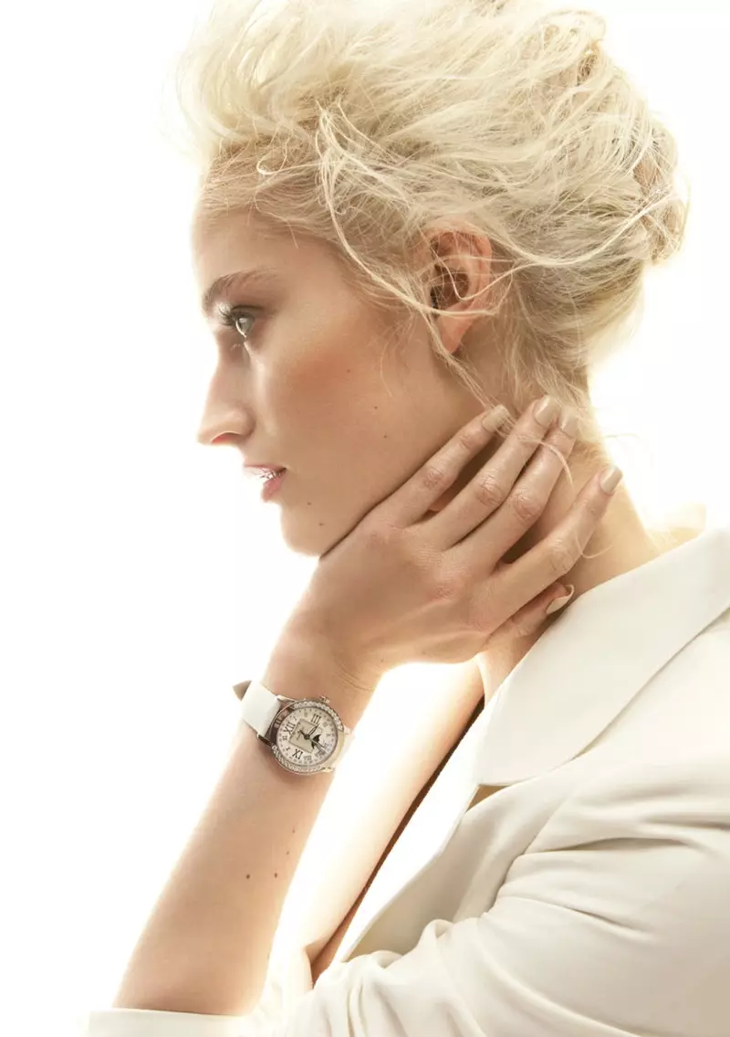 Helena Greyhorse Models Timepieces for Interview Russia de Nikolay Biryukov