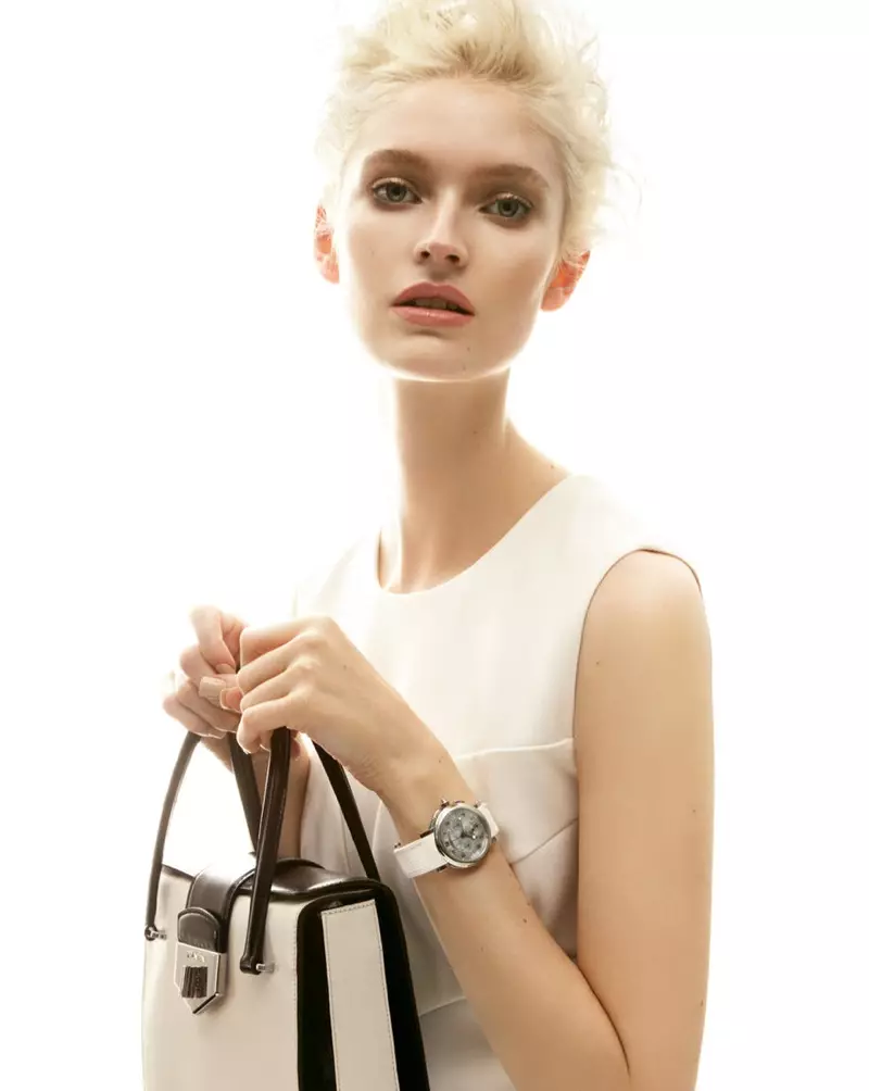 Helena Greyhorse Models Timepieces for Interview Russia deur Nikolay Biryukov