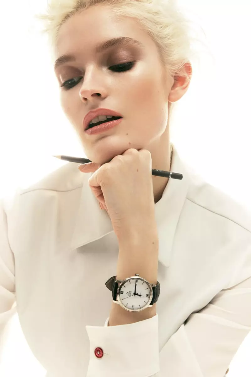 Helena Greyhorse Models Timepieces for Interview Russia by Nikolay Biryukov