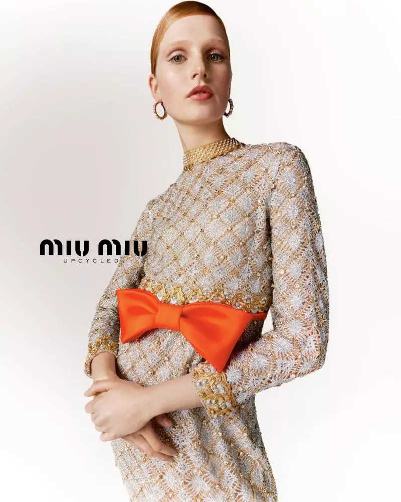 MiuMiuアップサイクルドレスコレクションキャンペーン