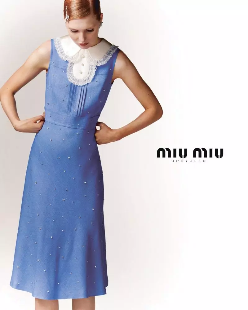 ריווערקט ווינטידזש סטיילז שטיין אויס אין Miu Miu ס Upcycled זאַמלונג.