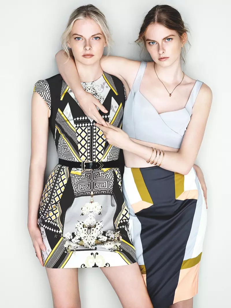 Exclusiva: Hermanas Elza y Vera Luijendijk Campaña Front Cue S/S 2013