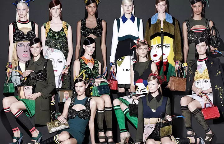 Ara l-Kampanja Sħiħa tar-Rebbiegħa 2014 ta' Prada minn Steven Meisel