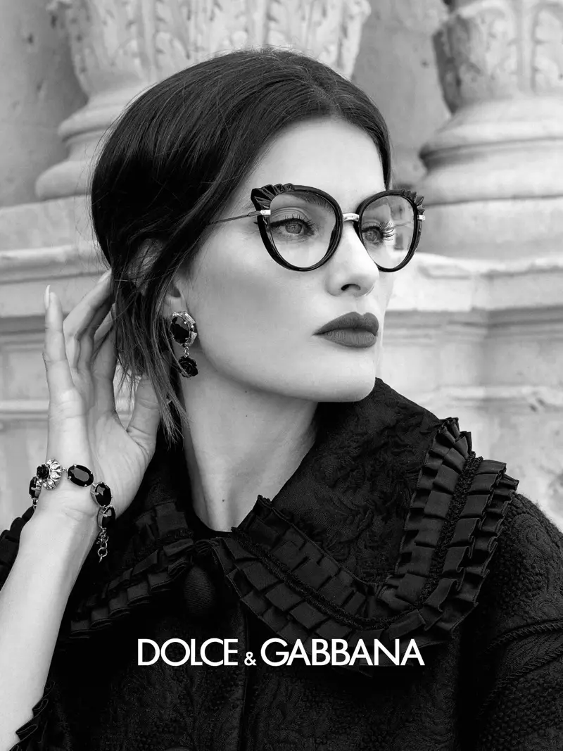 Bildo de la reklama kampanjo de printempo 2020 de Dolce & Gabbana Eyewear