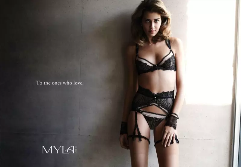 Ana Beatriz Barros Stars in Myla London Lingerie S/S 2014 Campaign