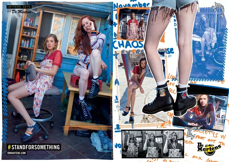 Агнесс Дейн x Dr. Martens вдохновляет серфера на весеннюю линию '14