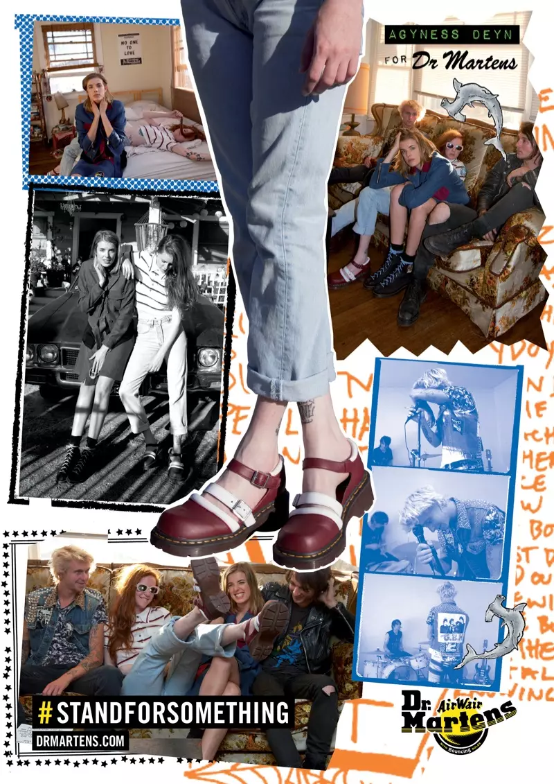 Agyness Deyn x Dr. Martens bliver surferinspireret til Spring '14 Line