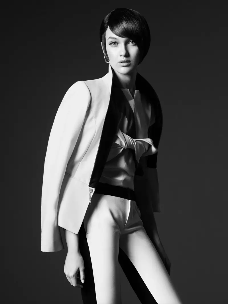 Elina Ebel Dons Black and White per a Marie Claire Latin America de Vladimir Marti