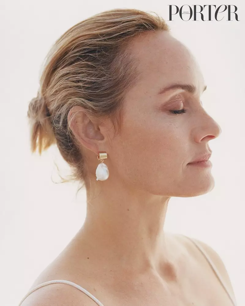 Amber Valletta Models Light & Airy Beach Looks for PORTER Edit