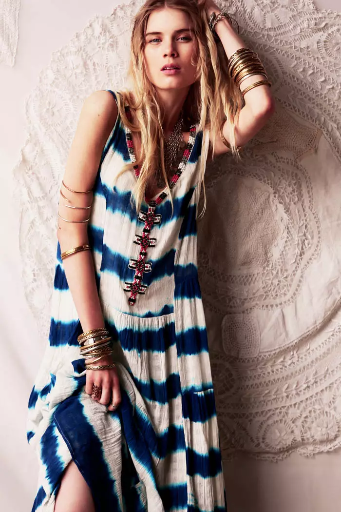 Elsa Sylvan Dons Americana Style Free People Lookbook