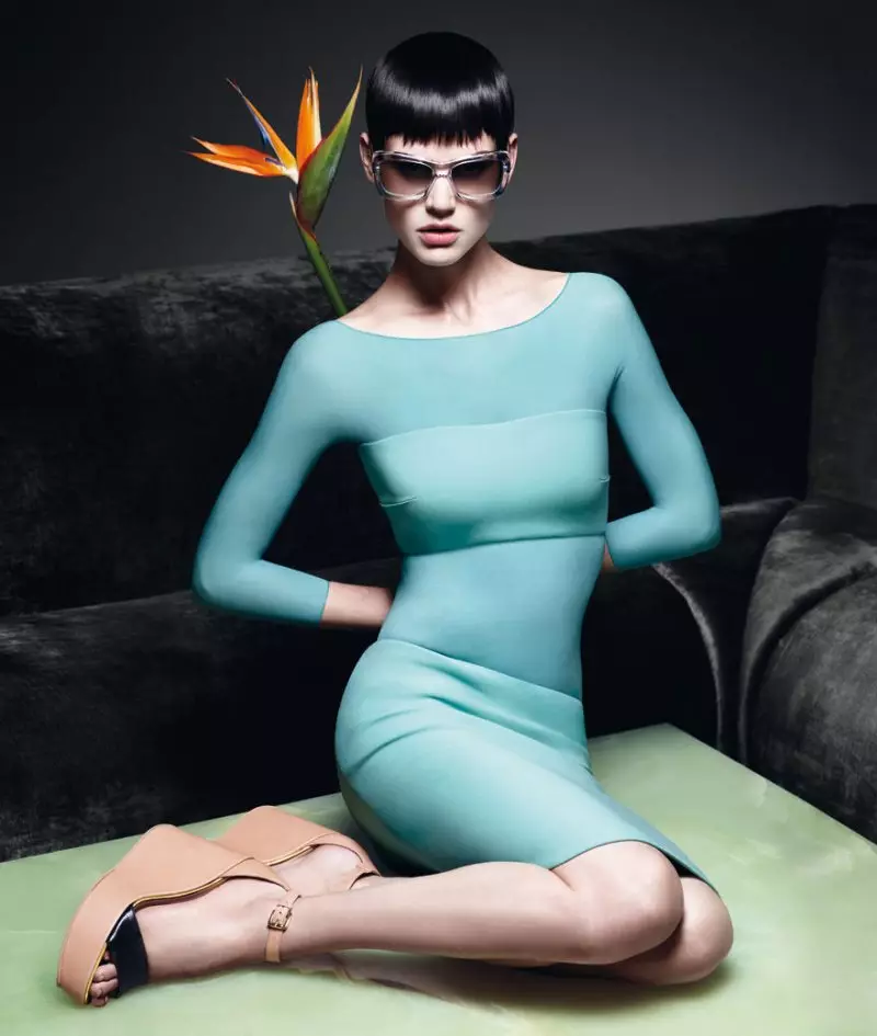 Saskia de Brauw pentru campania Max Mara de primăvară 2012 de Mario Sorrenti