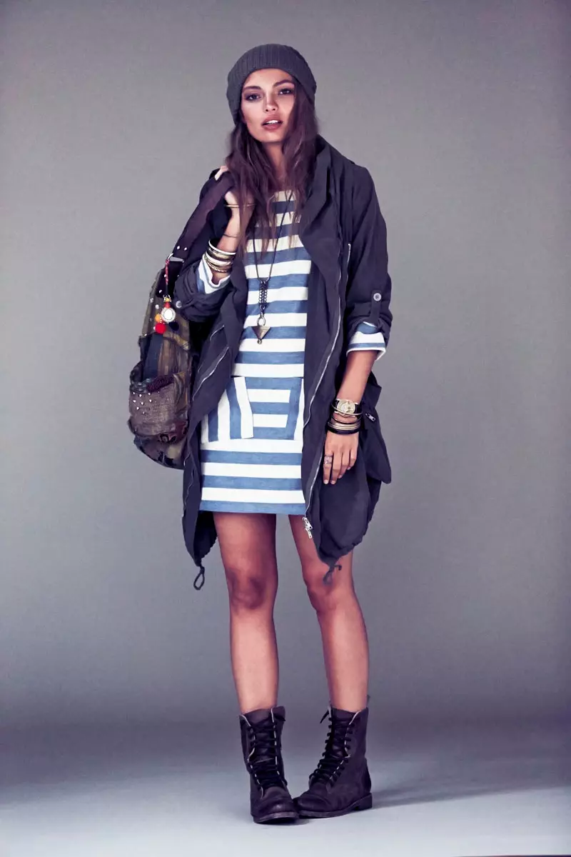 Carola Remer Sports Boyish Looks for Free People's August Lookbook