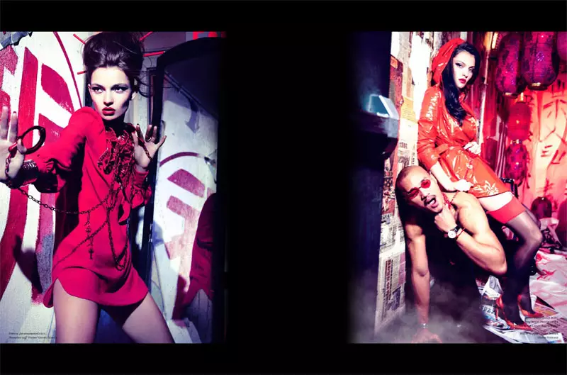 Carola Remer Vs üçün Sıfır Qadındır. Ellen von Unwerth tərəfindən S/S 2013 jurnalı