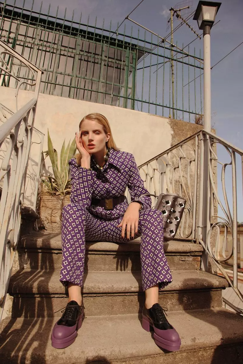 Fanny François Explores Naples in Italian Fashions para sa Grazia Germany #36