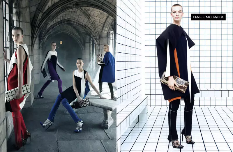 Balenciaga Fall 2011 Campaign | Liya Kebede, Julia Nobis, Juliane Gruner & Uban pa ni Steven Meisel