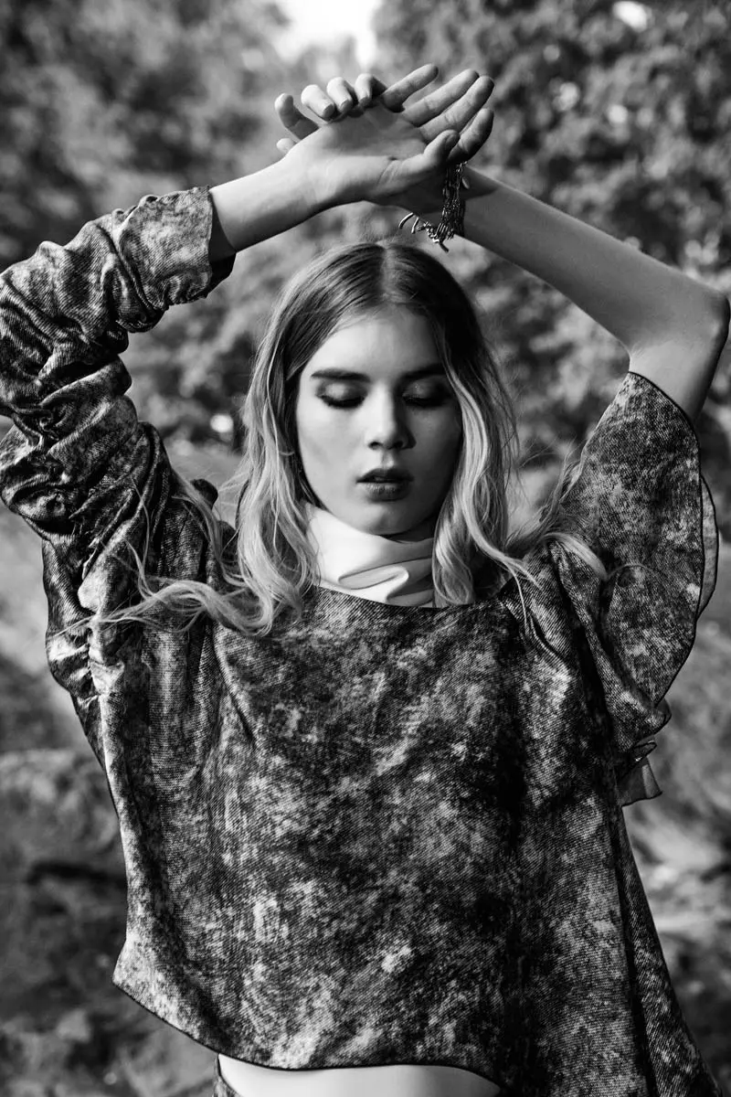 Elsa Sylvan Stuns in Rodarte with Gravure Feature yolemba Elle Muliarchyk