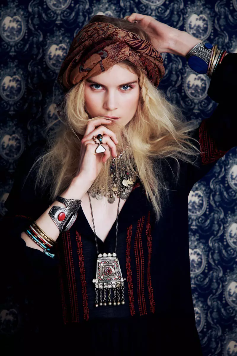 Elsa Sylvan Hat Wanderlust foar Free People's December Lookbook