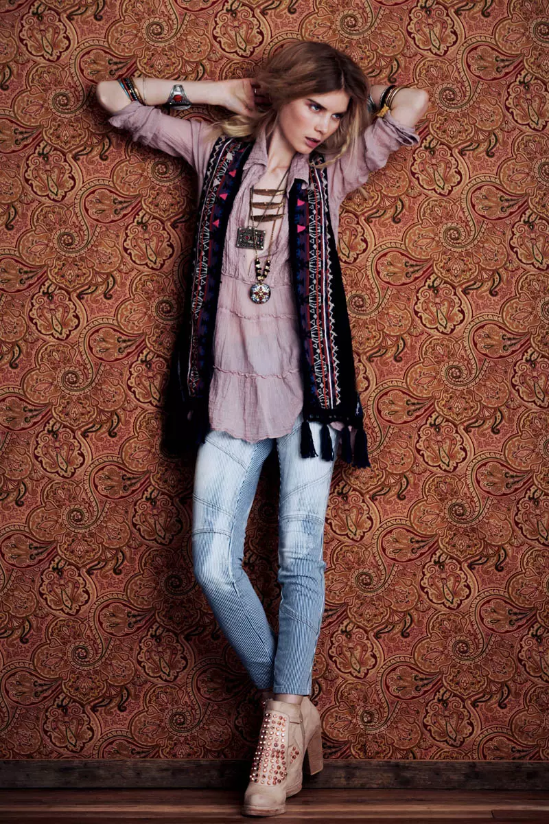 Elsa Sylvan Has Wanderlust for Free People's December Lookbook