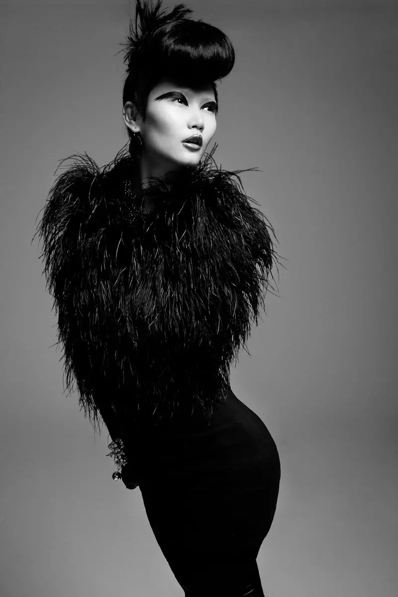 Gwen Lu by Jeff Tse in Black Swan