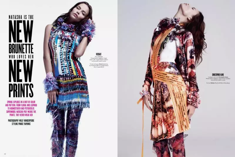 Natasha Poly ka Willy Vanderperre bakeng sa V Magazine #69