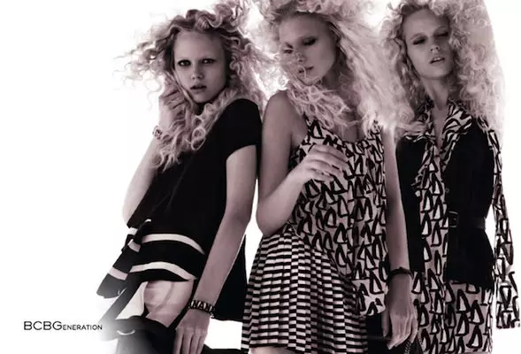 BCBGeneration Lente 2011 Campagne | Anne Sophie Monrad, Angelica & Daria door David Roemer