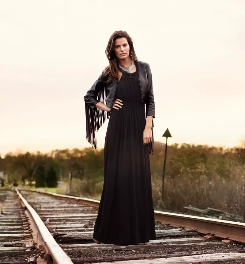 Cameron Russell és 'Western Chic' per a H&M Shoot de David Roemer