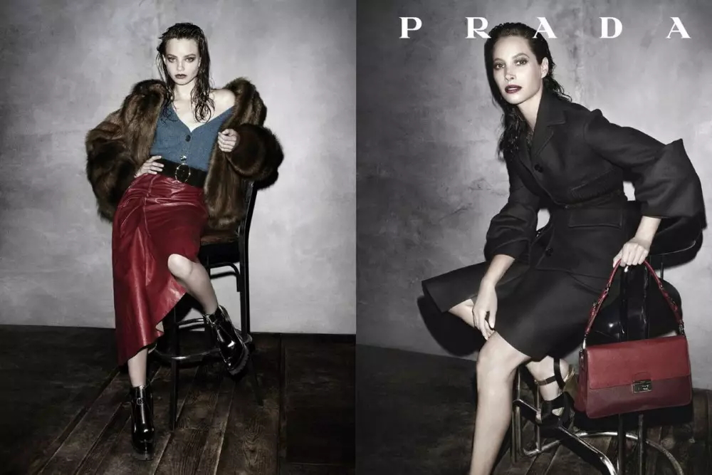 参见 Steven Meisel 的 Prada 2013 年秋季广告大片