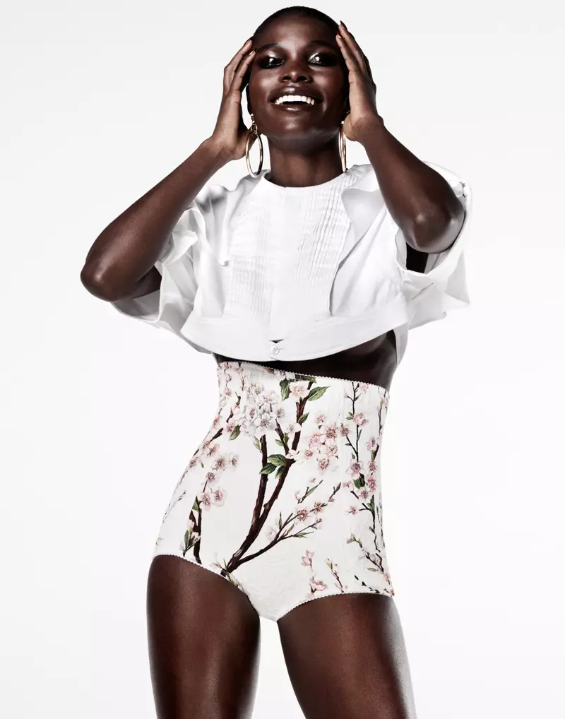 Jeneil Williams Models Sexy & Boyish Style pour FLARE par Jason Kim