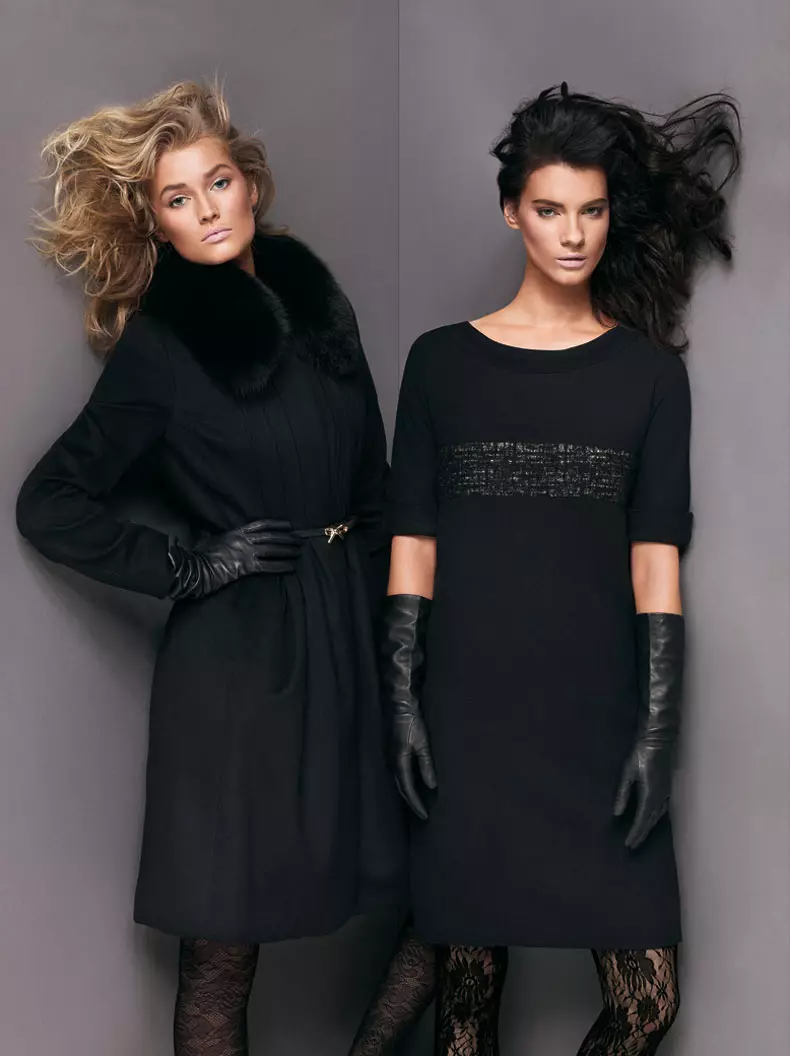 U-Toni Garrn kunye noQuerelle Jansen baBonisa ubuNyoko obunyulu kwiPhulo le-Max Mara Studio's Fall 2012