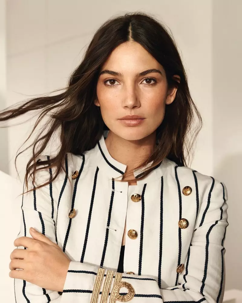 莉莉·奥尔德里奇 (Lily Aldridge) 出演 Lauren Ralph Lauren 2019 夏季广告大片