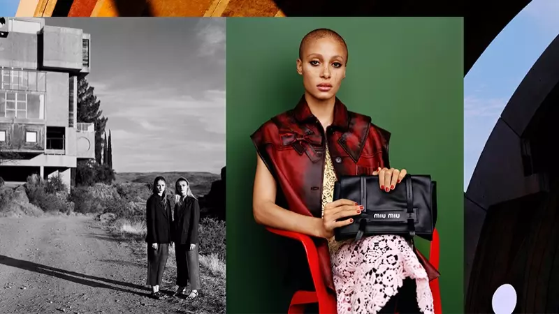 Adwoa Aboah frontt Miu Miu's lente-zomer 2018 campagne