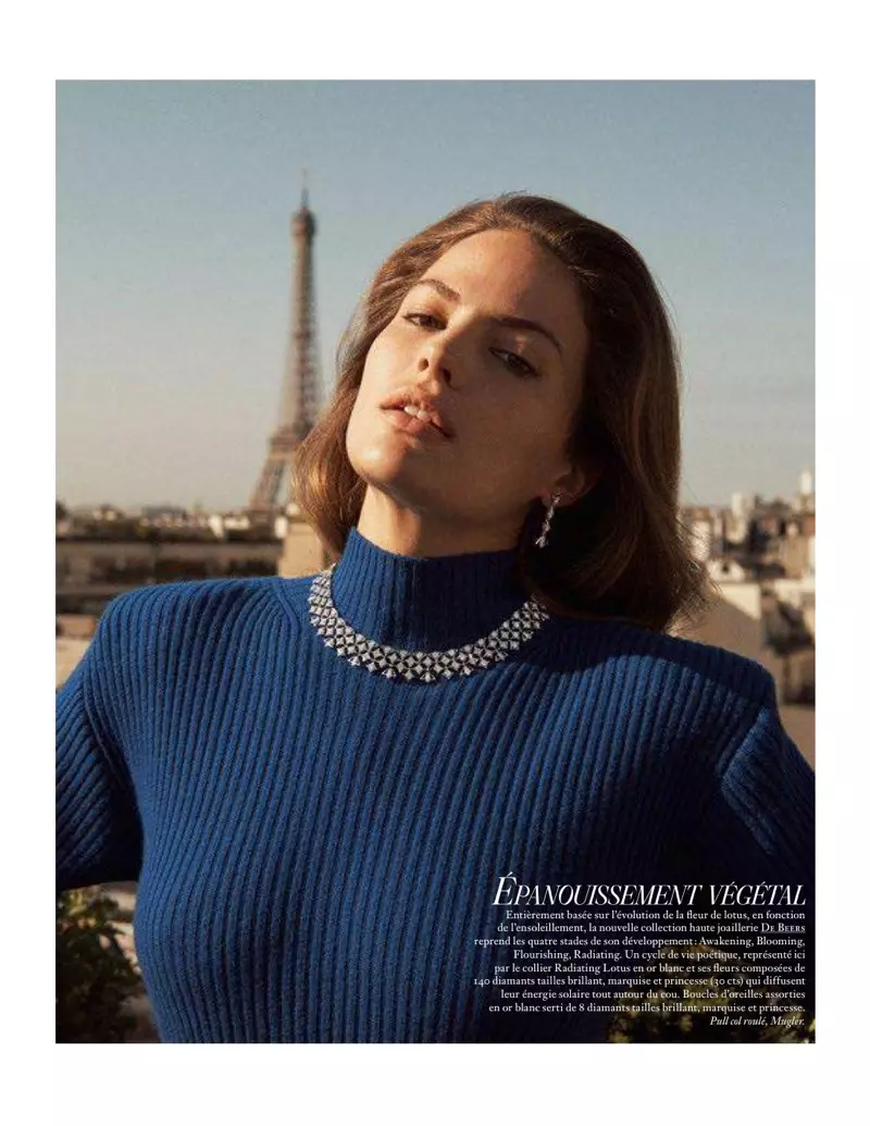 Si Cameron Russell Sparkles sa Precious Gems para sa Vogue Paris