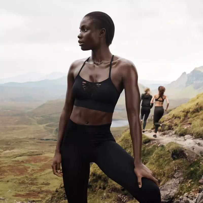 H&M Conscious Sports BH med lav støtte og sportstights