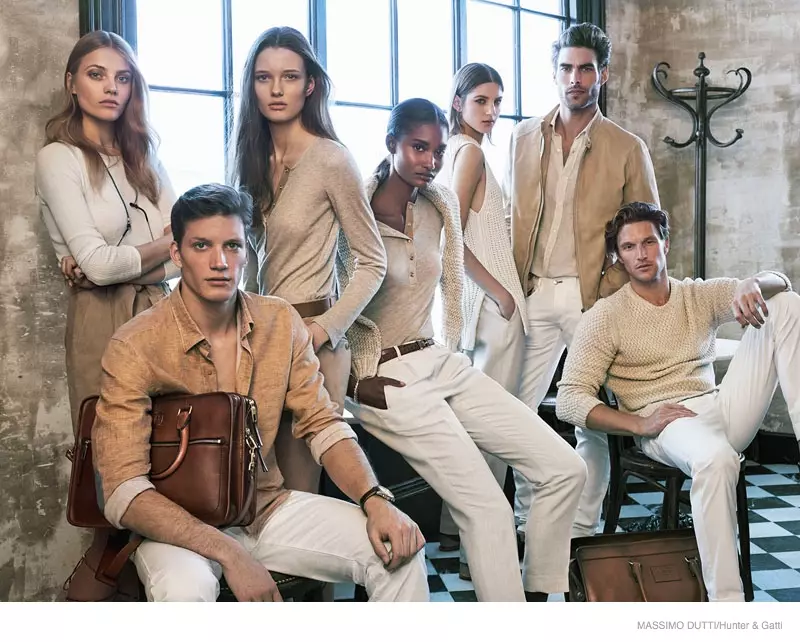 Massimo Dutti Spotlights Clean & Simple Style for 689 5th Ave. Ads by Hunter & Gatti