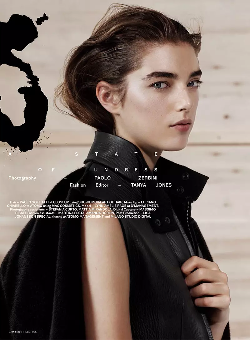 Lynn Amelie Rage posa para Paolo Zerbini na revista Used F/W 2012