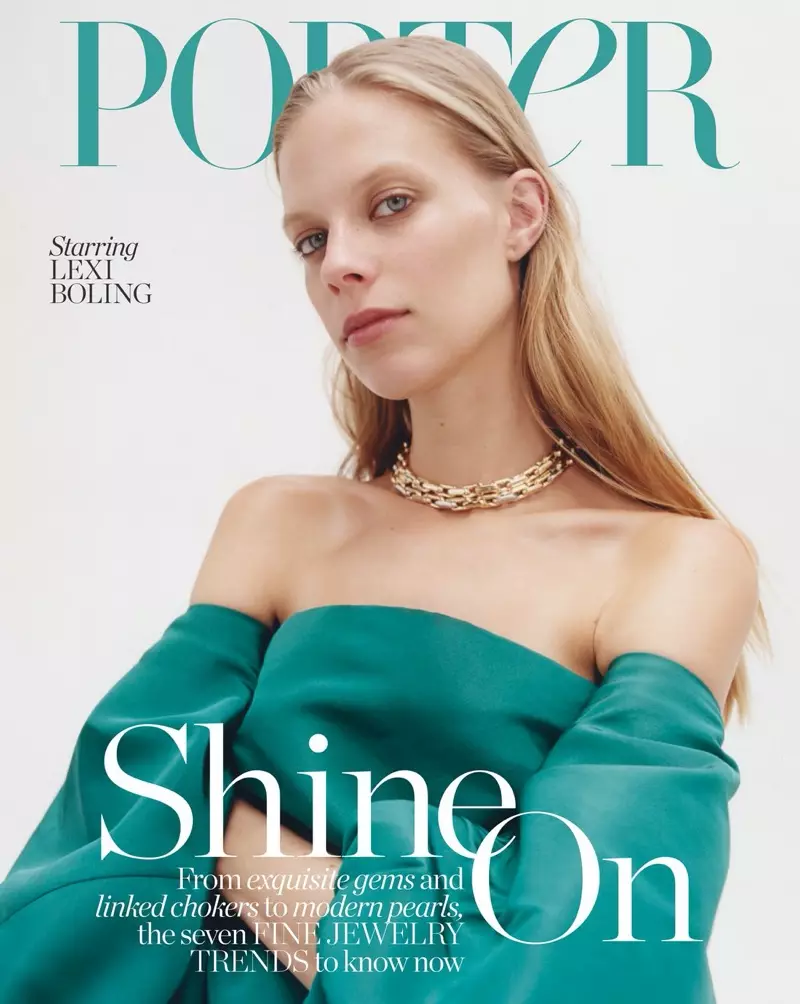 Lexi Boling draagt elegante sieraden voor PORTER Edit