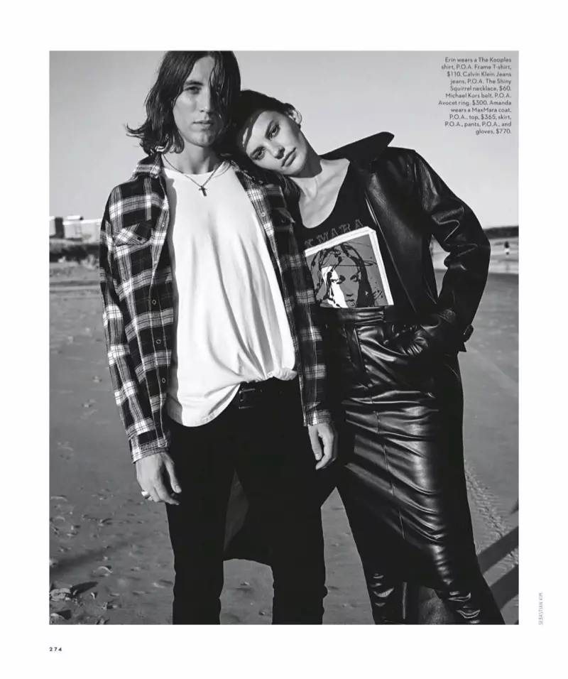 Amanda Murphy Models Rock & Roll Style ya Vogue Australia