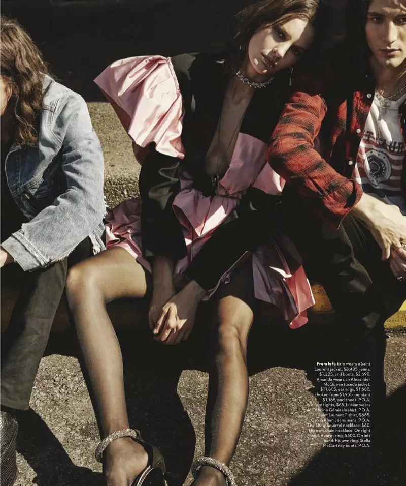 Amanda Murphy modellerer Rock & Roll Style for Vogue Australia