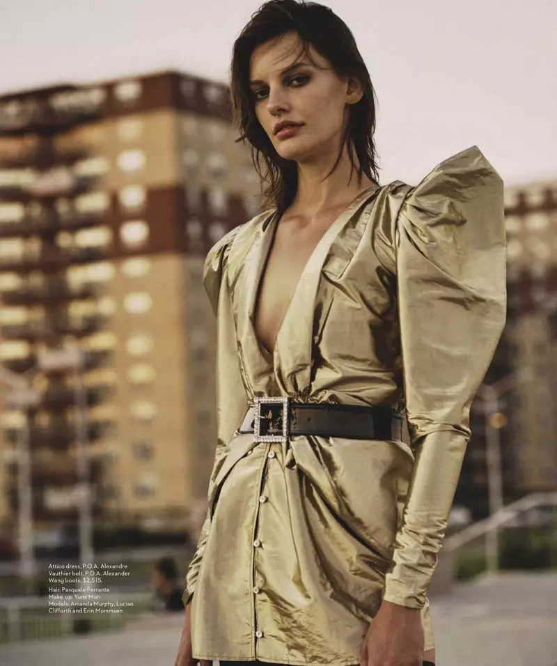 Amanda Murphy modela estilo rock & roll para Vogue Australia