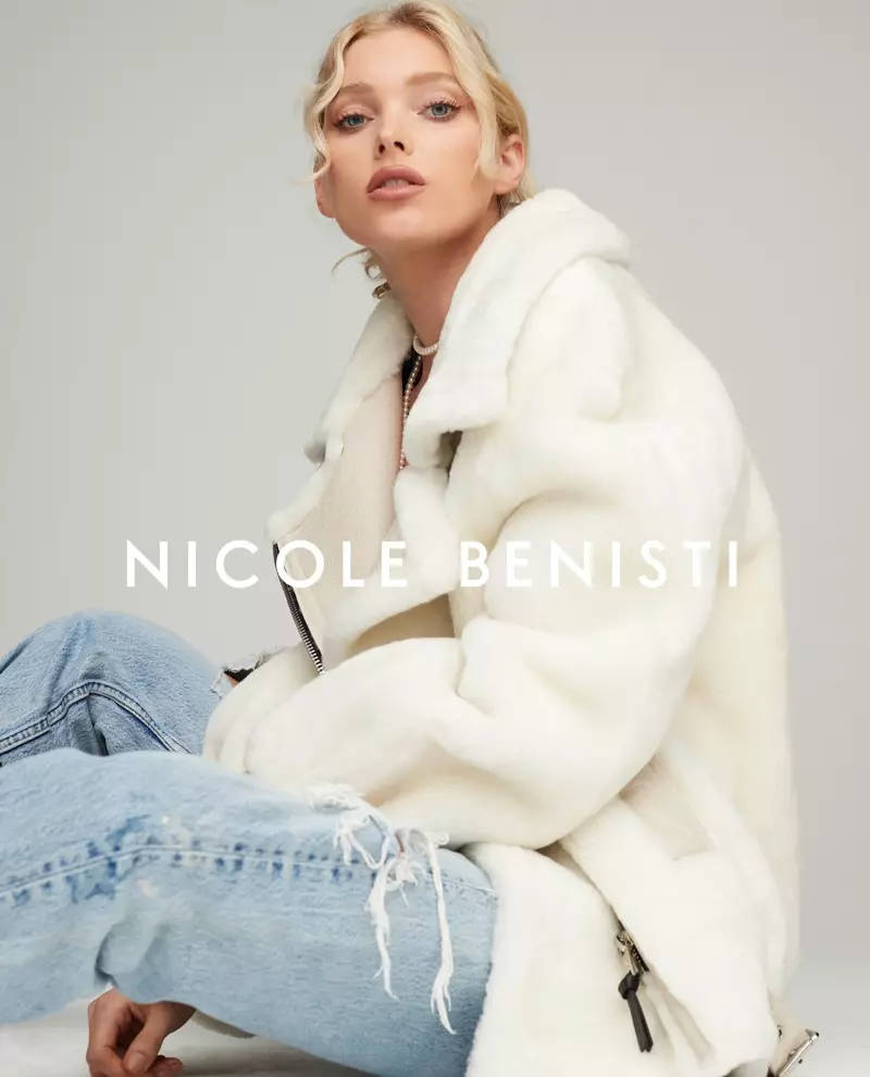 Modelja Elsa Hosk shfaqet në fushatën vjeshtë-dimër 2019 të Nicole Benisti