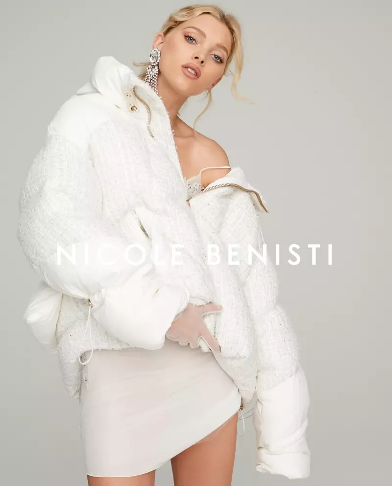 Elsa Hosk näyttelee Nicole Benistin syys-talvi 2019 -kampanjaa