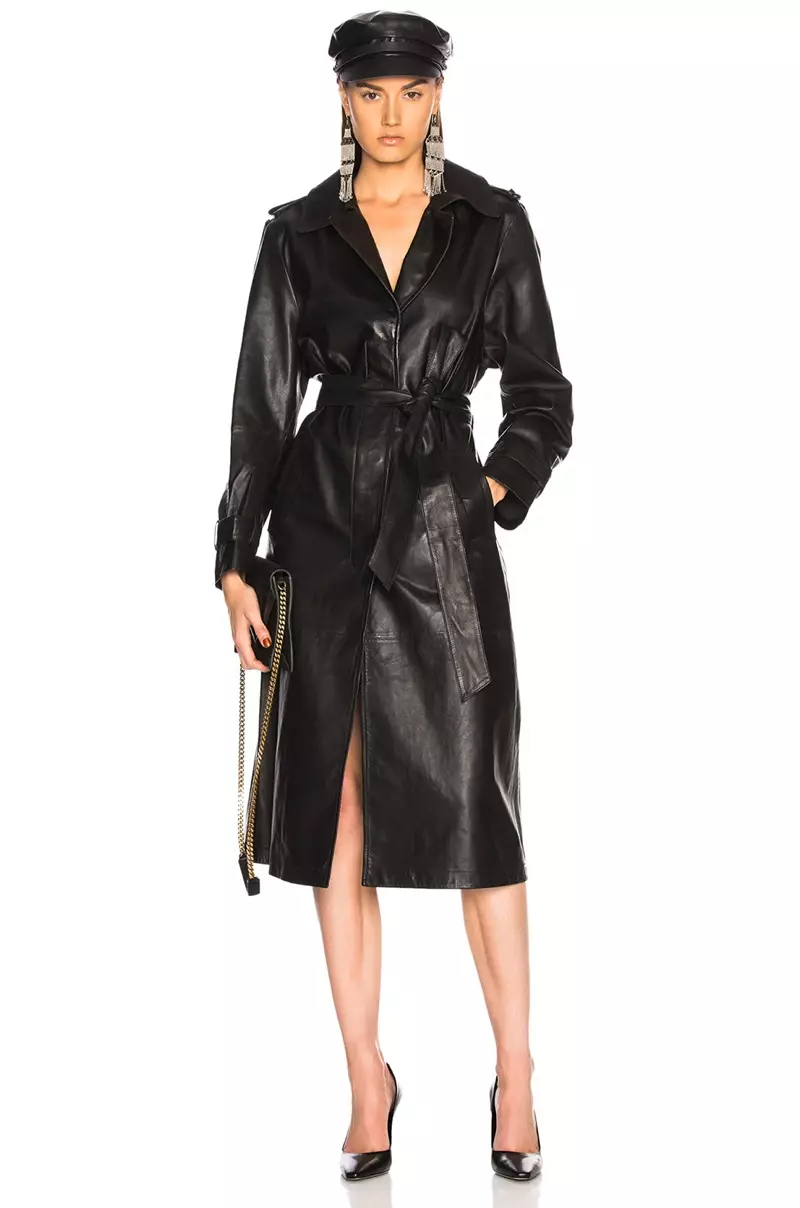 Palmer Girls x Miss Sixty Leather Trench Coat $998